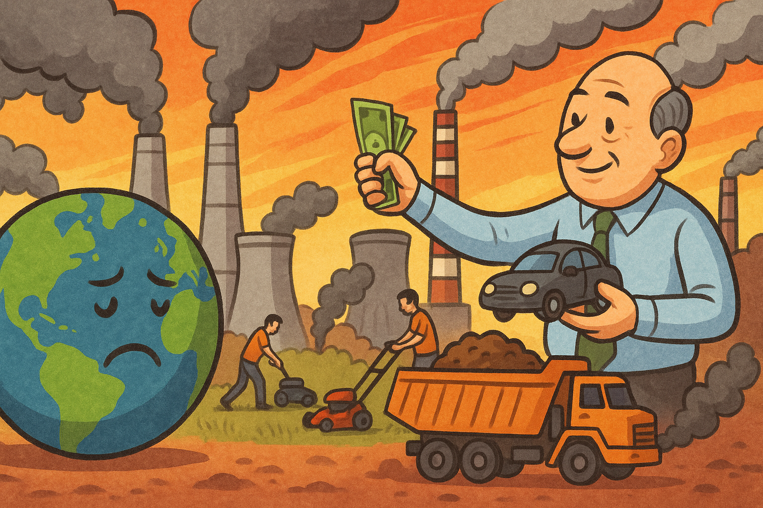 Climate Change is Driven by Human Need & Greed Climate Change is Driven by Human Need & Greed